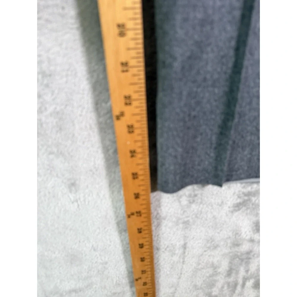 Peter Manning Dress Pants‎ Mens 36x26 Gray 100% Wool Portugal Flat Front